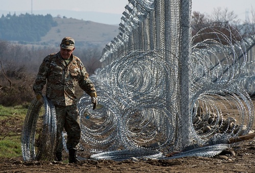 ایجاد موانع جدید مرزی از سوی مقدونیه در مرز با یونان