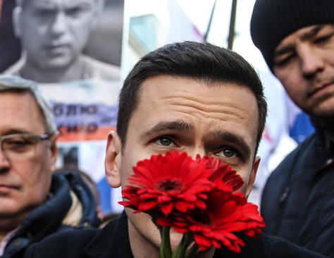  مراسم نخستین سالگرد ترور بوریس نمتسوف سیاستمدار مخالف پوتین در مسکو