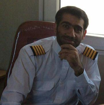  استاد تمام کاپیتان شهید حجت الله خرم دشتی خلبان بالگرد امروز سقوط کرد
