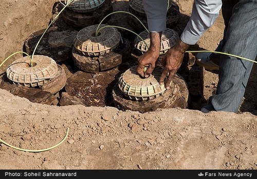 عملیات پاکسازی مین (عکس) 