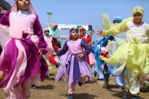 جشن روز کودکان در غزه 