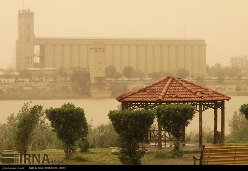 گرد و غبار در اهواز (عکس)