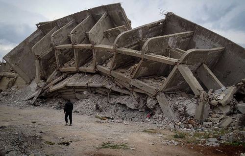 تخریب ساختمان در سوریه