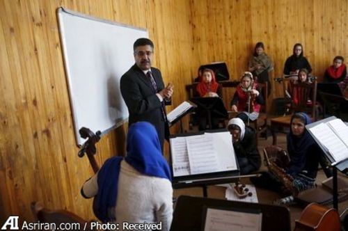 ارکستر موسیقی زنان افغان (عکس)