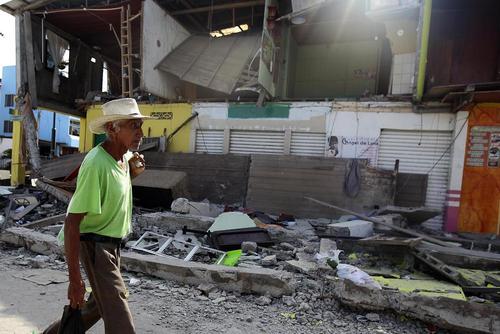 خرابی های زلزله شدید اکوادور