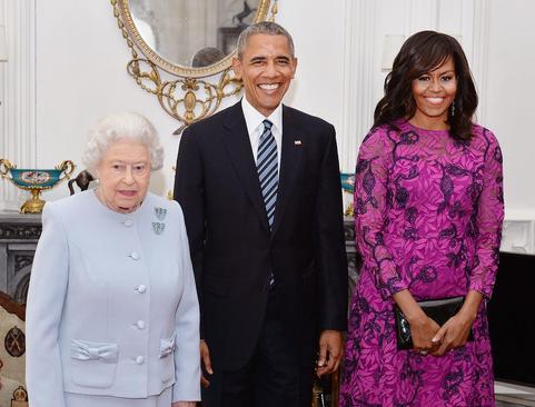 سفر اوباما به انگلیس و دیدار با ملکه الیزابت و دیوید کامرون