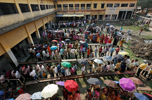 انتخابات مجلس ایالتی در کلکلته هند