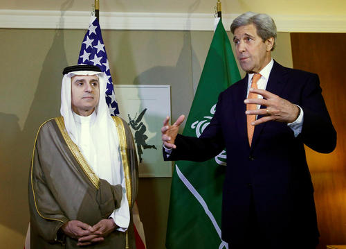 دیدار وزرای امور خارجه آمریکا و عربستان در ژنو سوییس