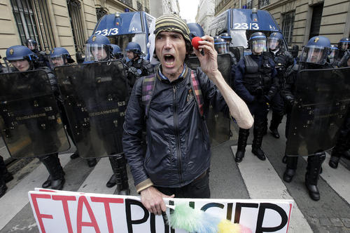 تظاهرات علیه اصلاح قانون کار فرانسه – پاریس