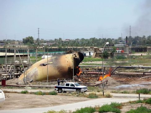 حمله انتحاری داعش به نیروگاه گاز تاجی در بغداد