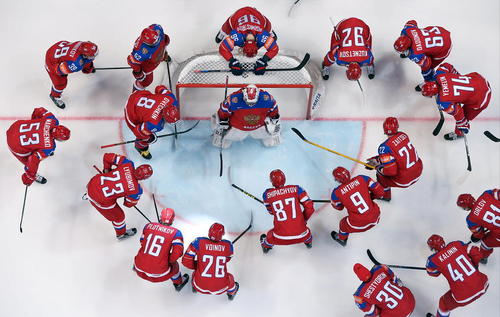شکست 3 بر صفر تیم هاکی روی یخ نروژ از تیم روسیه در جام جهانی این رشته ورزشی در مسکو