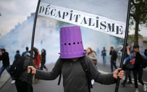 تظاهرات علیه اصلاح قانون کار در شهر نانت فرانسه