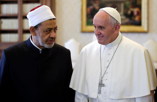 سفر شیخ الازهر مصر به واتیکان و دیدار با پاپ