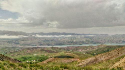 دورنمایی از سد طالقان- ارتفاعات کوه های روستای آرتون- استان البرز- محمدحسن مهریاری