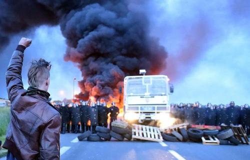 اعتراضات کارگری در فرانسه