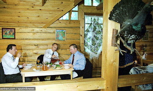 ناهار کاری روسای جمهور آلمان، روسیه و اوکراین - 2002