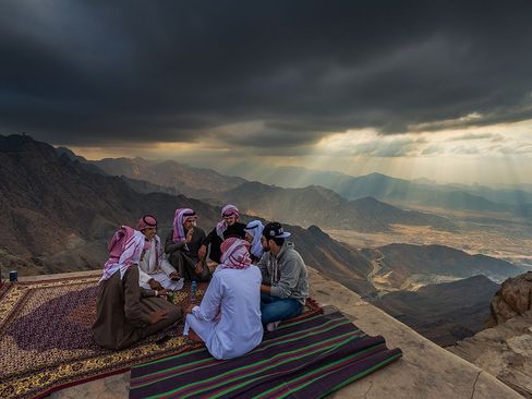 کوه سراوات مشرف به شهر مکه عربستان