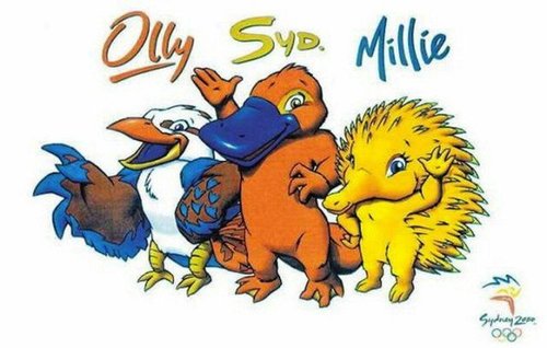 اولی، سید و میلی نام لوگو المپیک ۲۰۰۰ سیدنی بود.