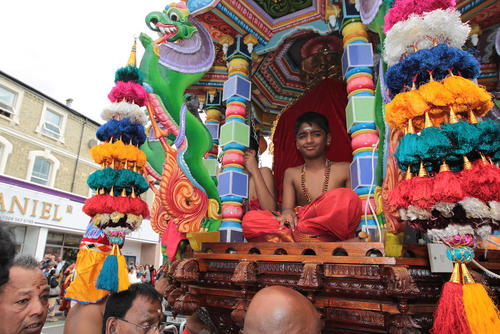 جشنواره سالانه هندوها در لندن