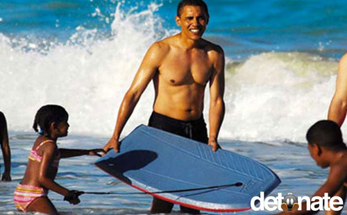 اوباما در تعطیلات - هاوایی