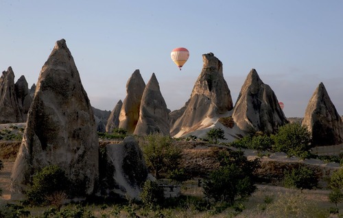 جشنواره سالانه بالن سواری در شهر کاپادوکیا در مرکز ترکیه
