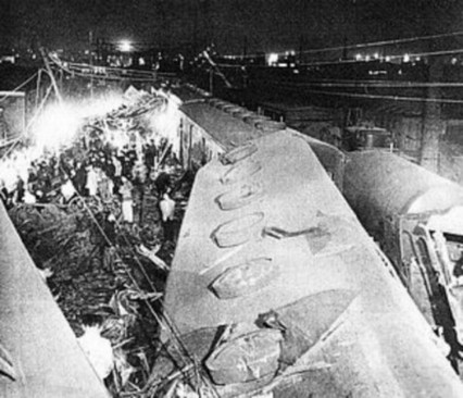 تصادف قطار در ژاپن با بیش از 160 کشته- 1962
