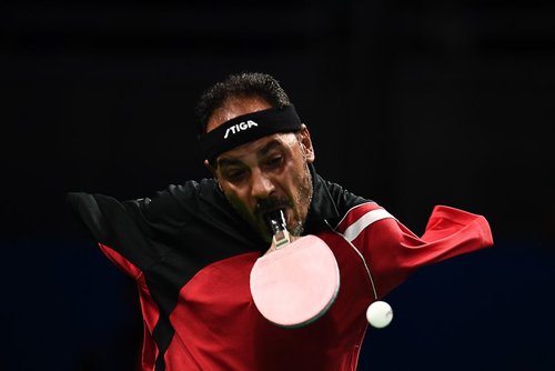 ورزشکار مصری در مسابقات تنیس روی میز پاراالمپیک ریو