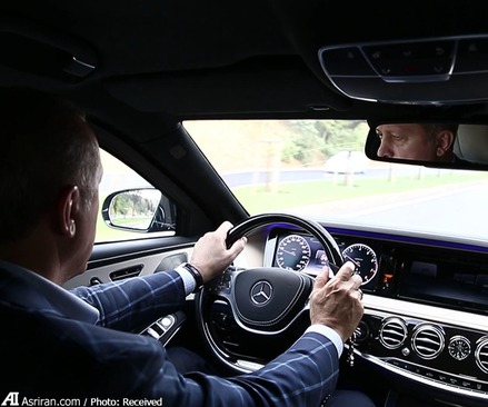 رانندگی اردوغان با خودروی شخصی در استانبول