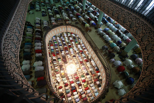 نماز عید قربان در مسجد جامع 