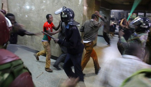درگیری بین پلیس و معترضان در شهر نایروبی کنیا
