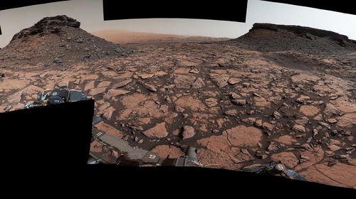 تصویر 360 درجه ای مریخ نورد 
