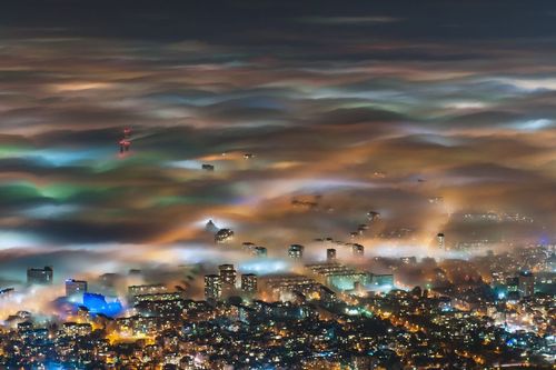 هوای مه آلود شهر صوفیه – پایتخت بلغارستان
