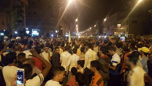 تظاهرات روزهای گذشته علیه قتل دستفروش در مراکش 