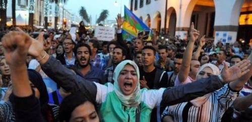 تظاهرات روزهای گذشته علیه قتل دستفروش در مراکش 