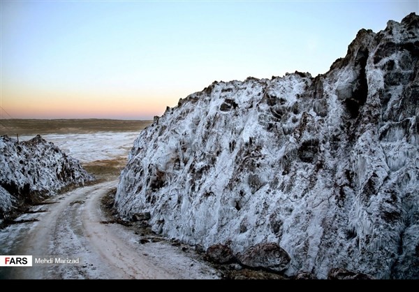 جبل الملح - قرب مدينة قم - وسط إيران (صور)