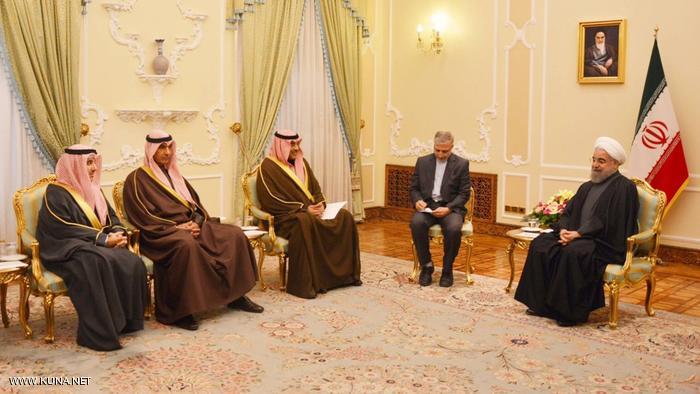 روحاني يبعث رسالة لأمير الكويت