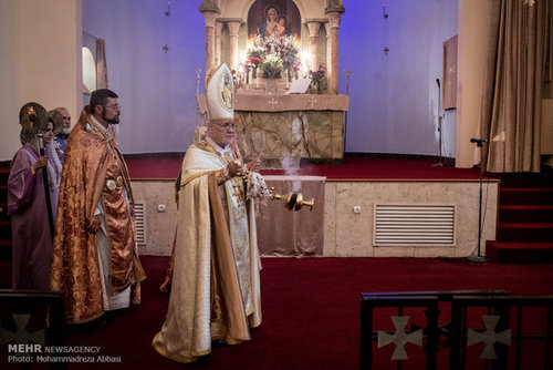 مراسم عيد الفصح في كنيسة القديس سركيس (صور)