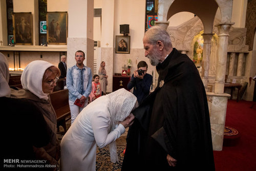 مراسم عيد الفصح في كنيسة القديس سركيس (صور)