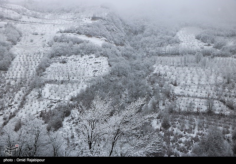 الثلوج تغطي معظم المناطق في ايران (صور)