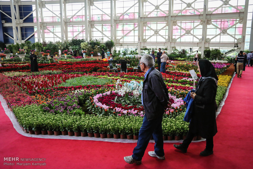 المعرض الدولي للزهور والنباتات في طهران (صور)