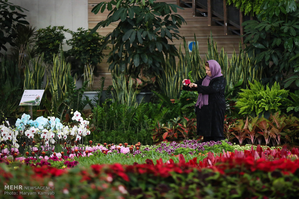 المعرض الدولي للزهور والنباتات في طهران (صور)
