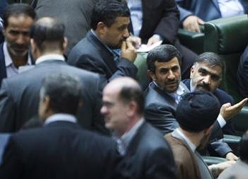 احمدی نژاد در مجلس