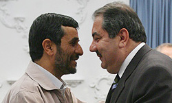 وزیر خارجه عراق و احمدی نژاد