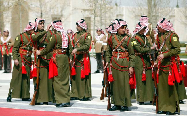 گارد احترام ارتش اردن 