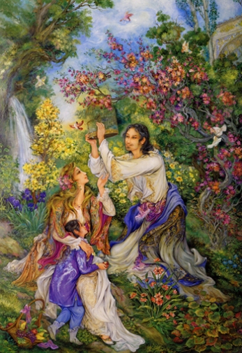 مینیاتور استاد فرشچیان