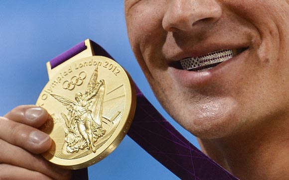 شادمانی شناگر آمریکایی از کسب مدال طلا