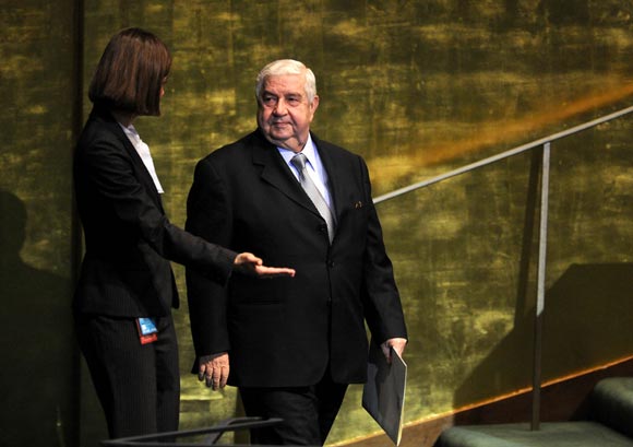 ولید المعلم در نشست مجمع عمومی ملل متحد