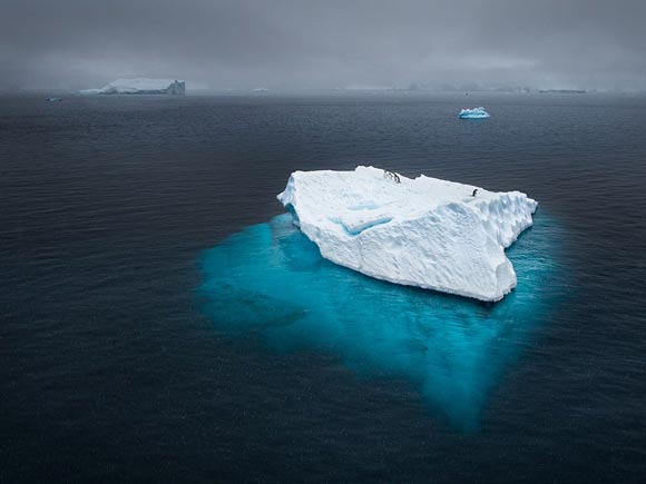 توده یخ در قطب جنوب