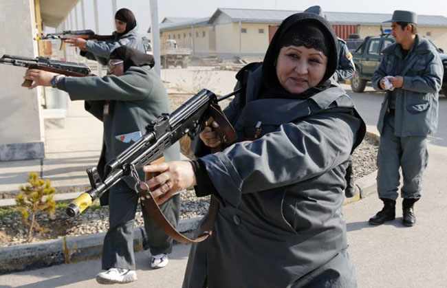 زنان پلیس افغان