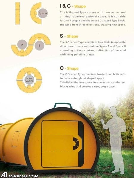 تجربه کمپینگ با چادر دوناتی! تجربه کمپینگ با چادر دوناتی!